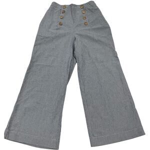 Show Me Your Mumu Women's Pants Small Side Zip Pants Cropped Straight Leg BOHO